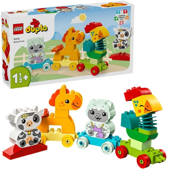 Imagine LEGO DUPLO Tren cu animale 10412