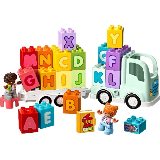 Imagine LEGO DUPLO Camion cu alfabet 10421