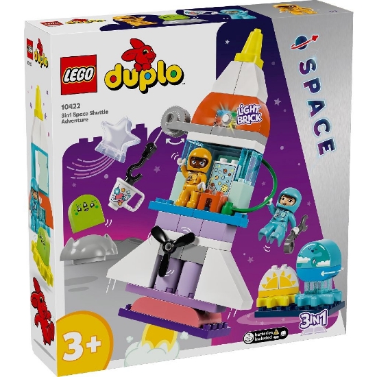 Imagine LEGO DUPLO AVENTURA CU NAVETA SPATIALA​ 3 IN 1 10422