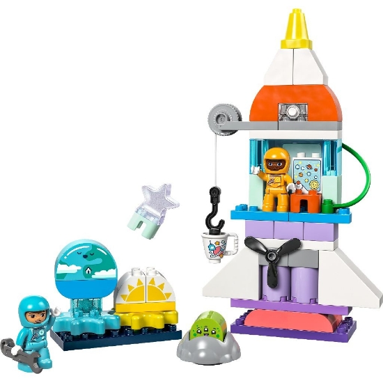 Imagine LEGO DUPLO Aventura cu naveta spațială 3 în 1 10422