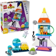 Imagine LEGO DUPLO AVENTURA CU NAVETA SPATIALA​ 3 IN 1 10422