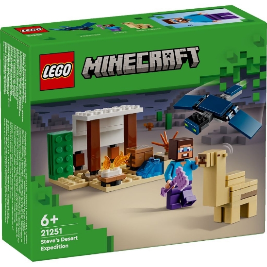 Imagine LEGO Minecraft Expediția în deșert a lui Steve 21251