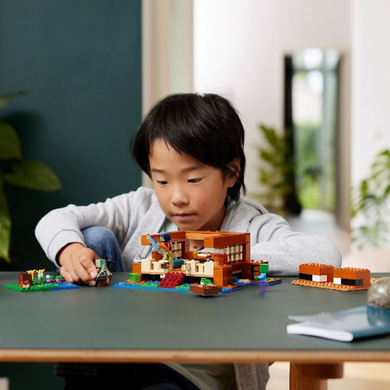 Imagine LEGO Minecraft Casa broasca 21256