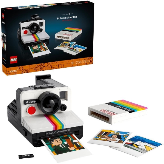 Imagine LEGO Ideas Camera foto Polaroid One Step SX 70 21345