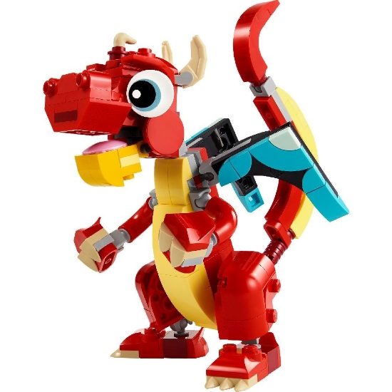 Imagine Lego Creator 3în1 Dragon roșu 31145
