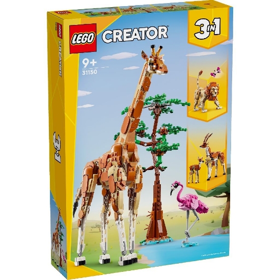 Imagine Lego Creator 3în1 Animale sălbatice din safari 31150
