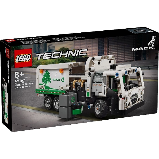 Imagine LEGO TECHNIC AUTOGUNOIERA MACK LR ELECTRIC 42167