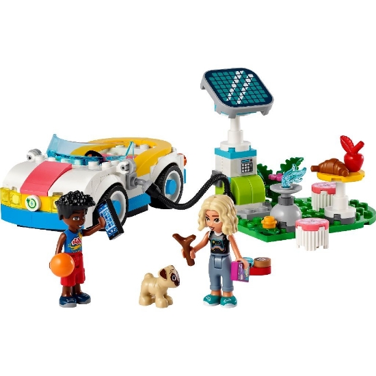 Imagine Lego Friends mașină electrică și încărcător 42609