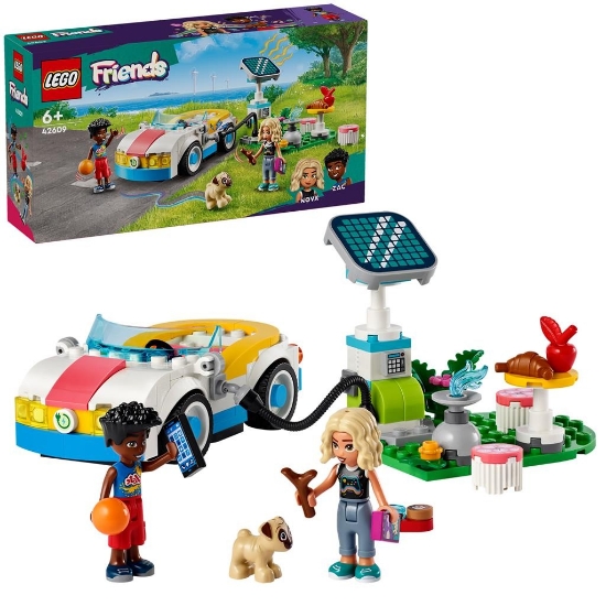 Imagine Lego Friends mașină electrică și încărcător 42609