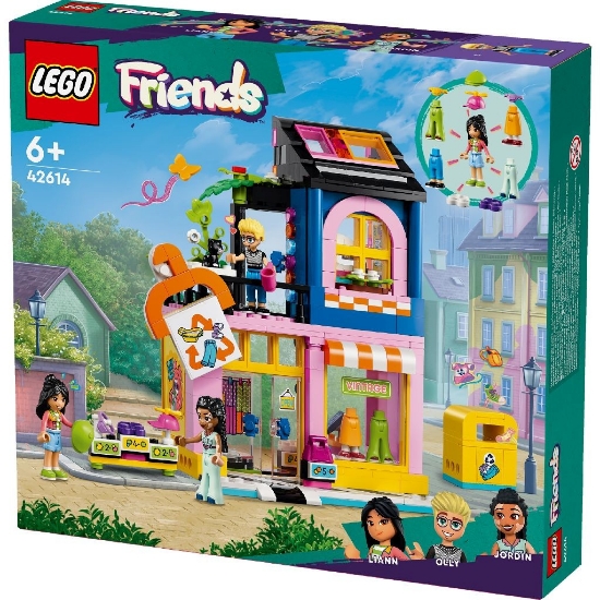 Imagine  Lego Friends magazin de modă vintage 42614