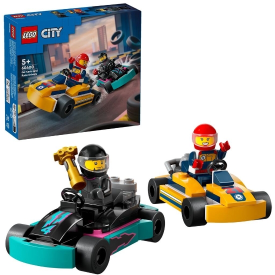 Imagine Lego City Cărțuri și piloți de curse 60400