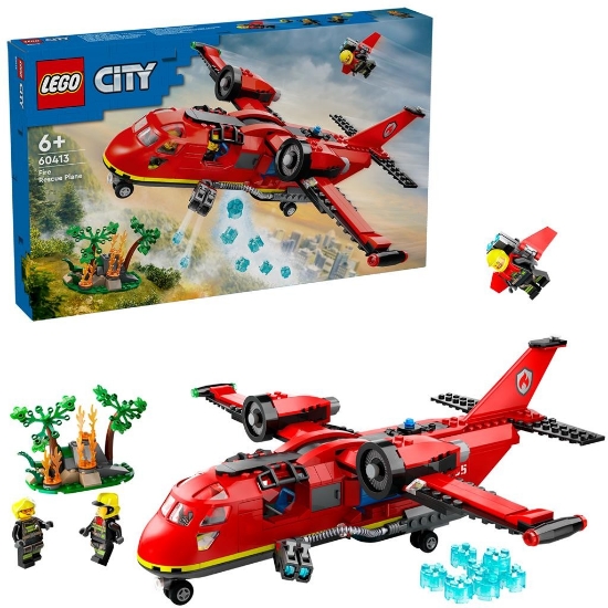 Imagine Lego City Avion de pompieri 60413