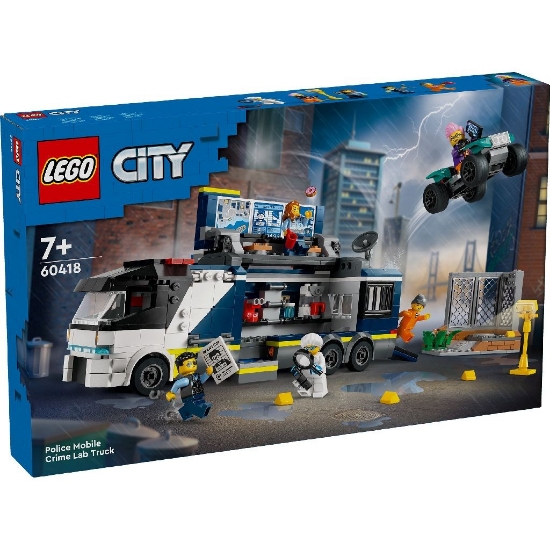 Imagine LEGO CITY LABORATOR MOBIL DE CRIMINALISTICA 60418