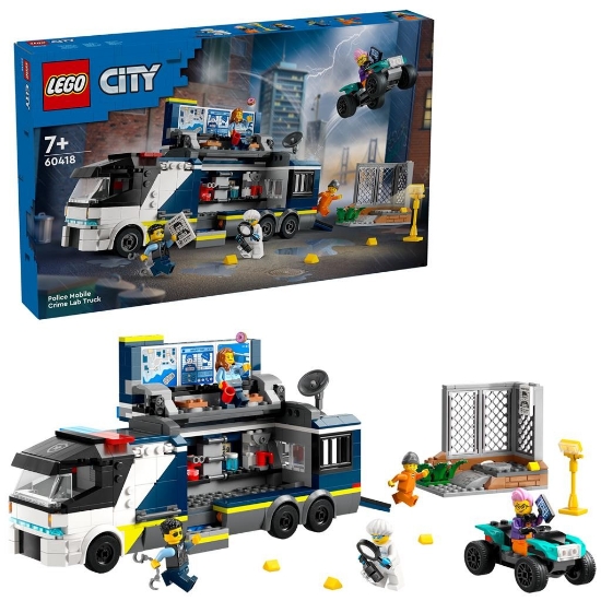 Imagine Lego City Laborator mobil de criminalistică 60418