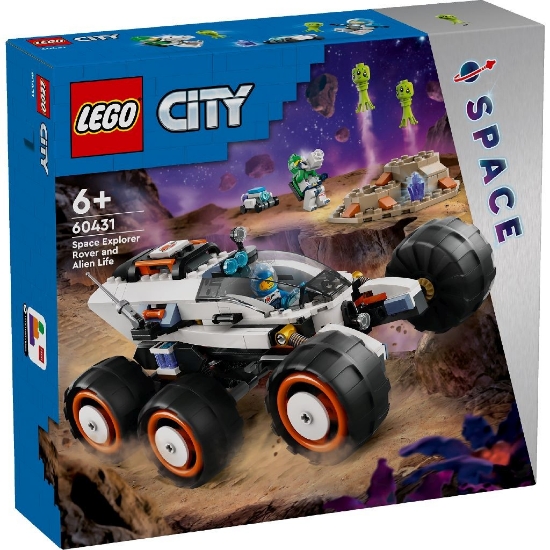 Imagine LEGO CITY ROVER DE EXPLORARE SPATIALA SI VIATA EXTRATERESTRA 60431