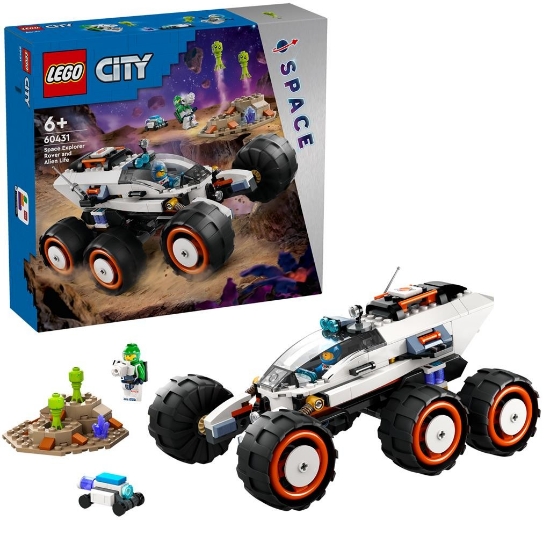 Imagine Lego City Rover de Explorare Spațială și Viață Extraterestră 60431