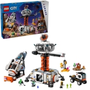 Imagine LEGO CITY BAZA SPATIALA SI PLATFORMA DE LANSARE A RACHETEI 60434