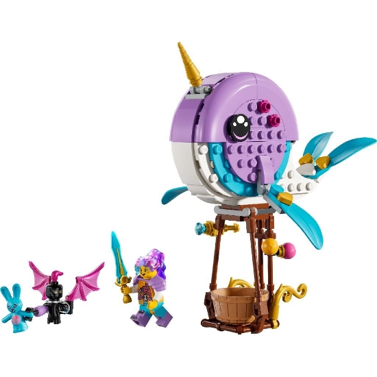 Imagine LEGO DREAMZzz Balonul cu aer cald în formă de narval al lui Izzie 71472