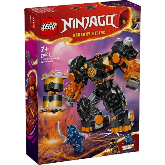 Imagine LEGO NINJAGO ROBOTUL STIHIE DE PAMaNT AL LUI COLE 71806