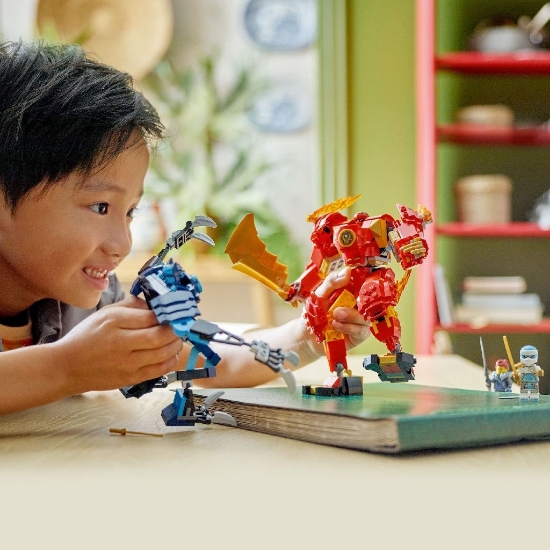 Imagine Lego Ninjago Robotul stihie de foc al lui Kai 71808