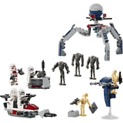 Imagine LEGO STAR WARS PACHET DE LUPTA CLONE TROOPER SI DROID DE LUPTA 75372