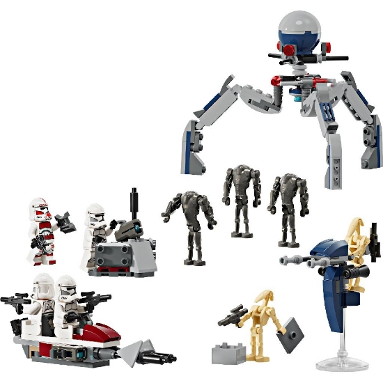Imagine Lego Star Wars Pachet de luptă Clone Trooper și Droid de luptă 75372