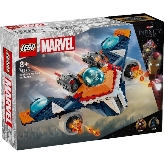 Imagine LEGO SUPER HEROES AVIONUL DE LUPTA AL LUI ROCKET VS RONAN 76278
