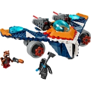 Imagine Lego Super Heroes Avionul de luptă al lui Rocket vs Ronan 76278