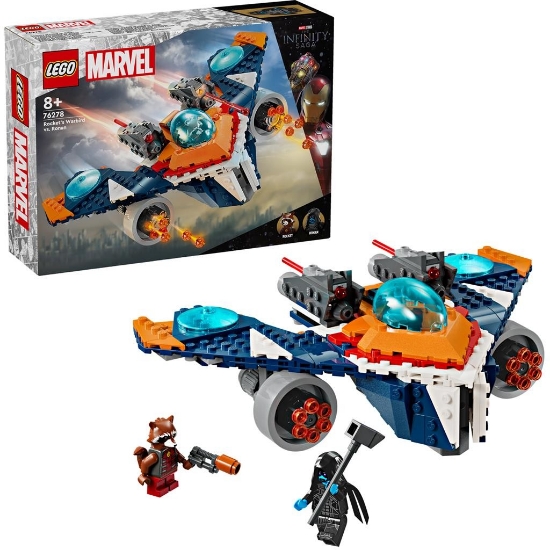 Imagine Lego Super Heroes Avionul de luptă al lui Rocket vs Ronan 76278
