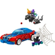 Imagine LEGO SUPER HEROES MASINA DE CURSE A OMULUI PAIANJEN SI VENOM GREEN GOBLIN 76279