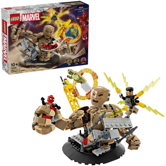 Imagine  Lego Super Heroes Omul Păianjen vs Sandman Bătălia finală 76280