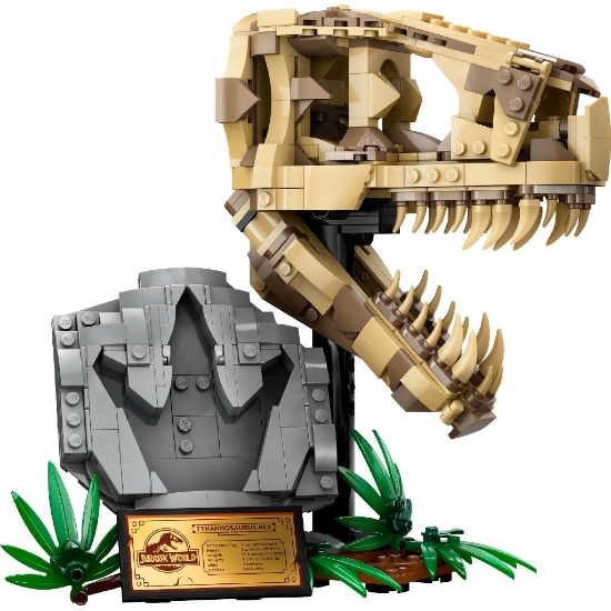 Imagine LEGO Jurassic World Fosile de dinozaur Craniu de T. rex 76964