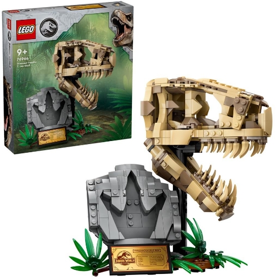 Imagine LEGO Jurassic World Fosile de dinozaur Craniu de T. rex 76964