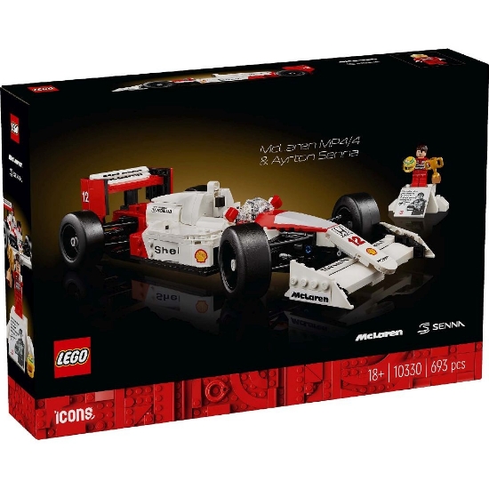 Imagine LEGO ICONS MCLAREN MP4/4 SI AYRTON SENNA 10330