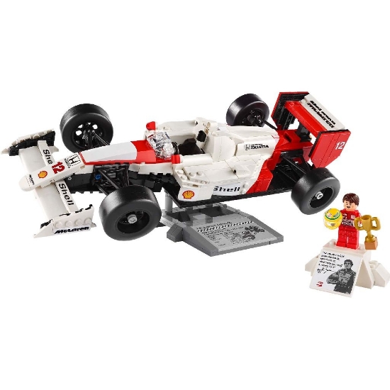 Imagine Lego Icons McLaren MP4/4 și Ayrton Senna 10330