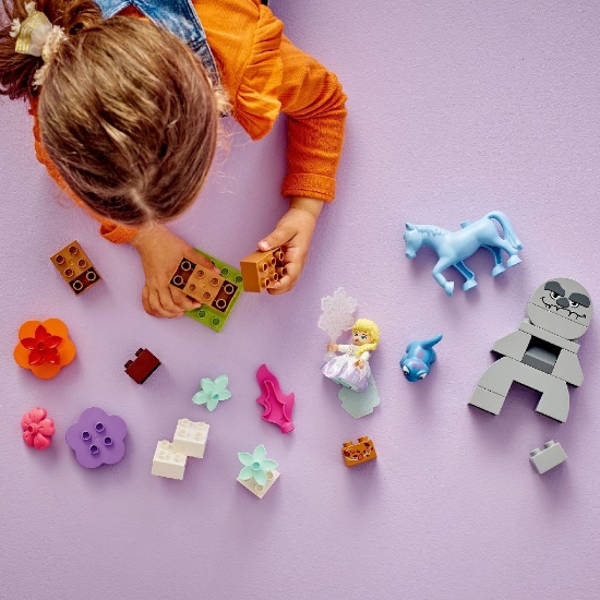 Imagine LEGO DUPLO Disney Elsa și Bruni în pădurea fermecată 10418