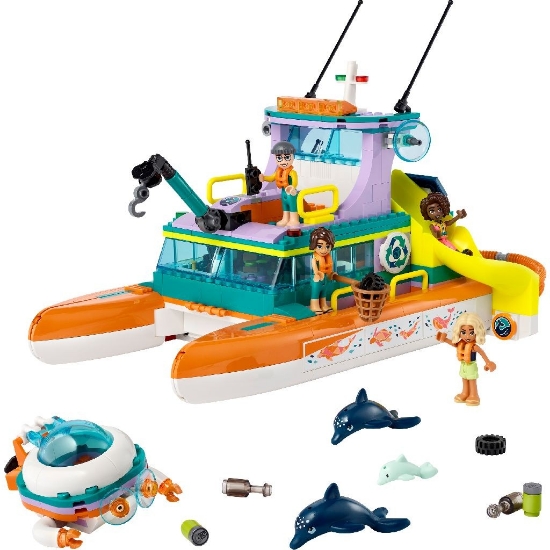 Imagine Lego Friends barca de salvare pe mare 41734