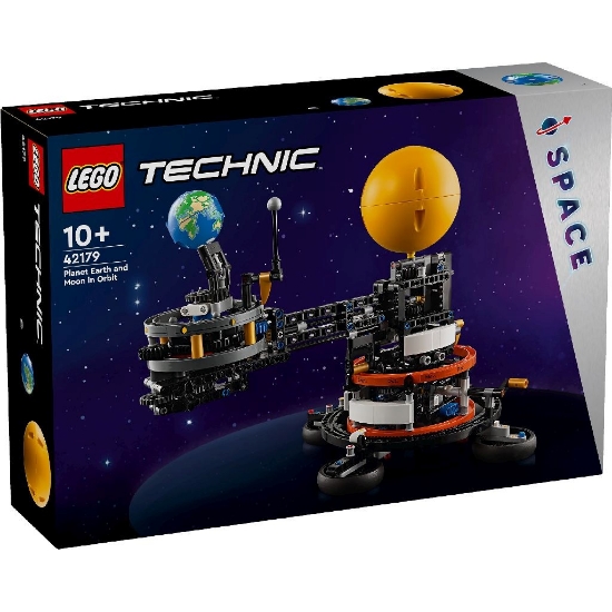 Imagine LEGO TECHNIC PLANETA PAMANT SI LUNA PE ORBITA 42179