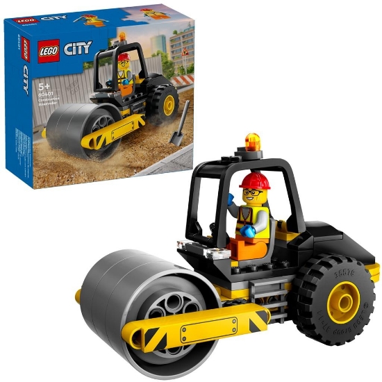 Imagine Lego City Cilindru compactor de șantier 60401