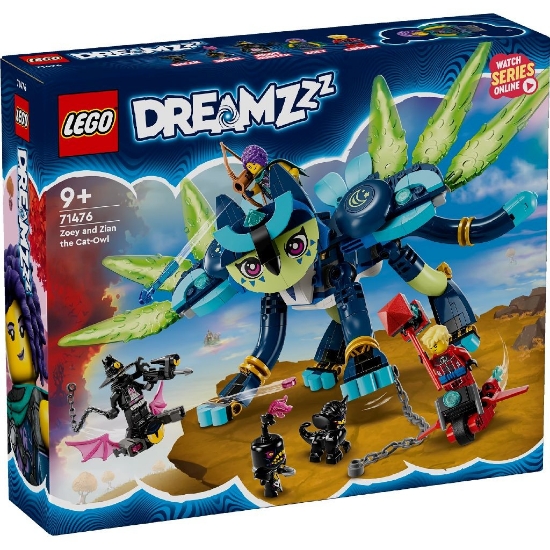 Imagine LEGO DREAMZ ZOEY SI PISICA-BUFNITA ZIAN 71476