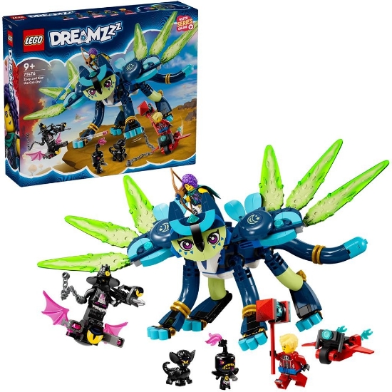 Imagine LEGO DREAMZzz Zoey și pisica-bufniță Zian 71476