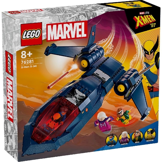 Imagine LEGO MARVEL SUPER HEROES AVIONUL X JET AL X MEN 76281