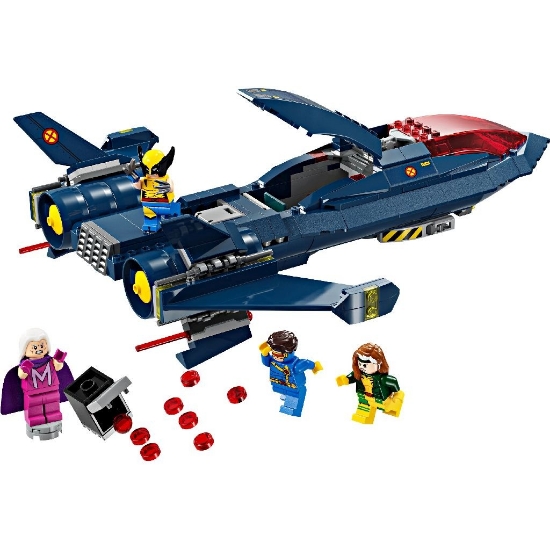 Imagine LEGO Marvel Super Heroes Avionul X-Jet al X-Men 76281
