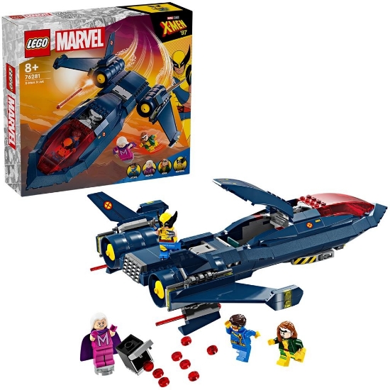 Imagine LEGO Marvel Super Heroes Avionul X-Jet al X-Men 76281