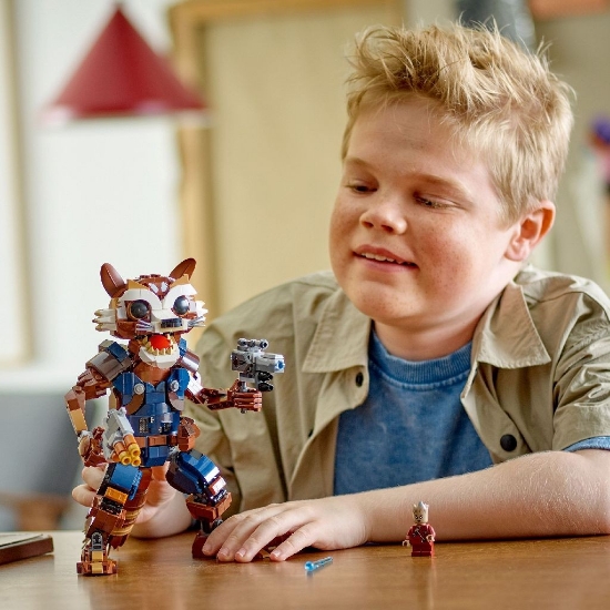 Imagine LEGO Marvel Super Heroes Rocket și Bebelușul Groot 76282