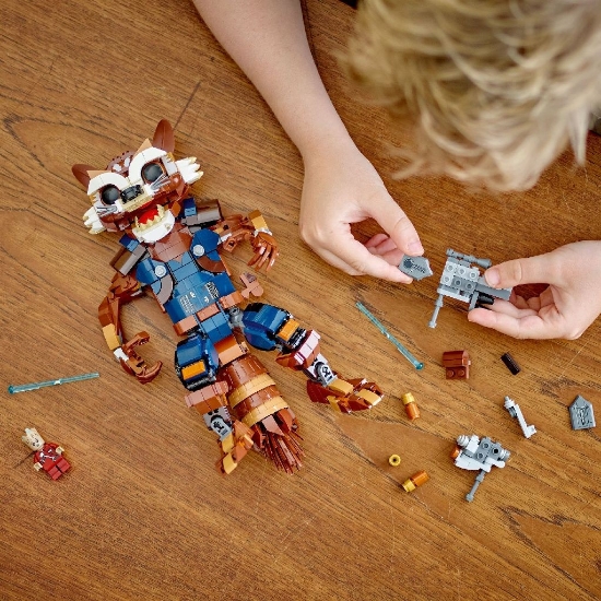 Imagine LEGO Marvel Super Heroes Rocket și Bebelușul Groot 76282