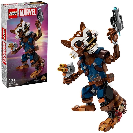 Imagine LEGO Marvel Super Heroes Rocket și Bebelușul Groot 76282