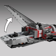 Imagine LEGO MARVEL SUPER HEROES BATALIA DINTRE CAPITANUL AMERICA SI HULK ROSU 76292