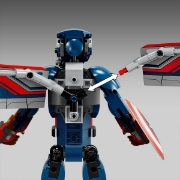 Imagine LEGO SUPER HEROES FIGURINA DE CONSTRUCTIE CAPITANUL AMERICA 76296