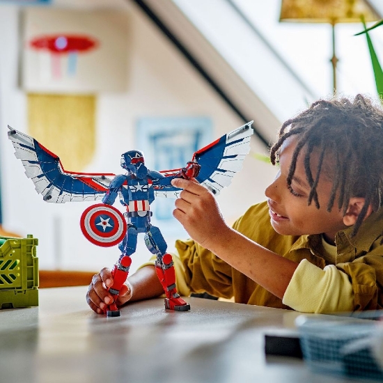 Imagine Lego Super Heroes Figurină de construcție Căpitanul America 76296